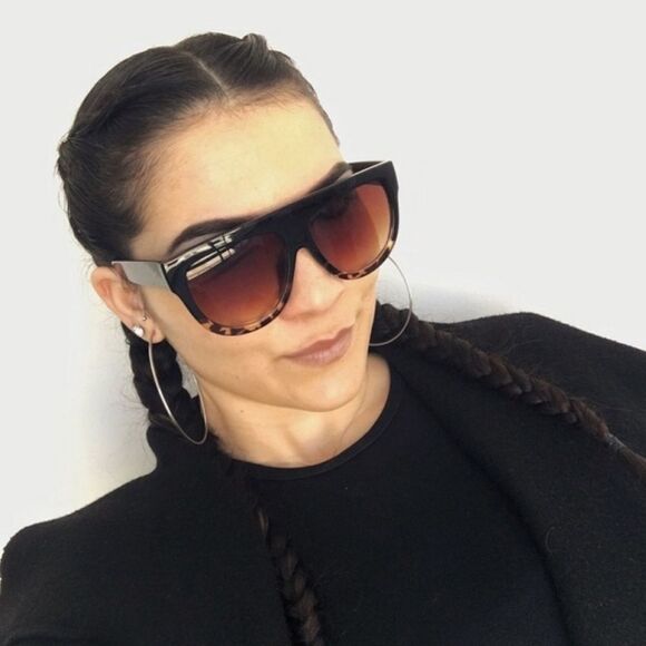 ✨Blk with leopard frame Anti-UV 🕶_NWT - Picture 1 of 3